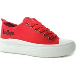 Lee Cooper 2463L red, dámské plátěnky vel.40