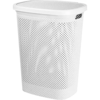 Koš na prádlo Koš na prádlo plastový 60 litrů bílá KO-027100010bila