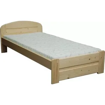 Postel Dřevěná postel MAREK - smrk, 200x80