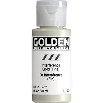 Výtvarná barva Akrylová barva Golden Fluid - 2467 Interference Gold (Fine) Objem: 30 ml