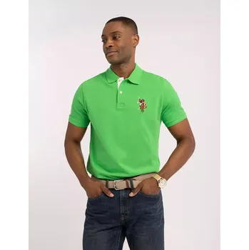 Pánské tričko U.S. Polo Assn.pánské polo tričko BIG LOGO zelené S