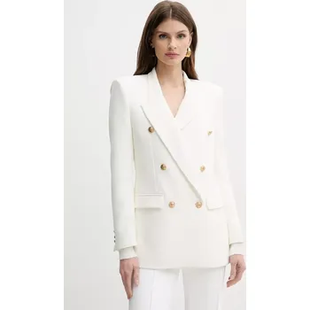 Dámské sako Sako Elisabetta Franchi béžová barva, GI14751E2 01X, vel. 34