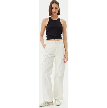 Oblečení a móda Guess Jeans Jeansy W4YB61 WGCV1 Écru Straight Leg 32_32