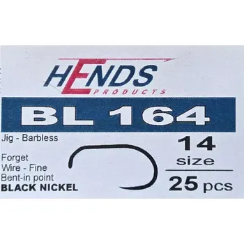 Rybářský háček Muškařské háčky Hends BL 164 vel. 12