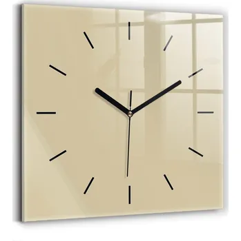 Hodiny Nástěnné hodiny Wallfluent béžové 30 cm