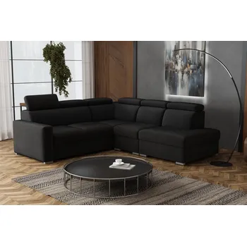 Sedací souprava Sedací souprava Petrit VIII pravá Kronos černá