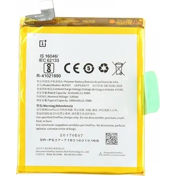 Baterie pro mobilní telefon Baterie OnePlus BLP637 3300mAh pro OnePlus 5 OnePlus 5T originál kvalita