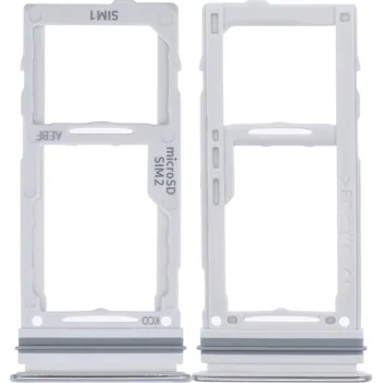 Držák SIM Samsung A525 A526 A528 A725 A726 Galaxy A72 5G White Silver bílostříbrný,