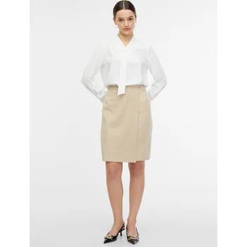 Dámská sukně Orsay Béžová dámská pouzdrová sukně - Dámské Orsay krémová 2587356