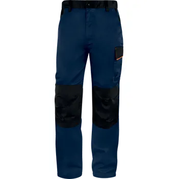 montérky Pracovní kalhoty Delta Plus Mach1 M1PA2 Barva: Námořnická Modrá/ Oranžová, Velikost: S