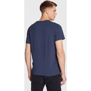 Pánské tričko Blend T-Shirt Dinton 20714824 Tmavomodrá Regular Fit XL