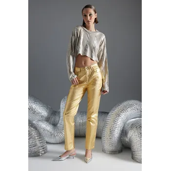 Dámské džíny Dámské džíny Trendyol Trendyol krémová 2405102