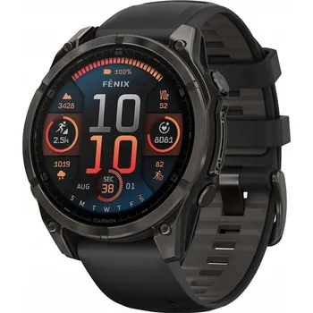 Hodinky Garmin Fenix 8 AMOLED Sapphire Titanově šedé
