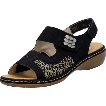 Dámské sandále RIEKER Dámské sandále RIEKER, model 65989-01 Velikost: 41