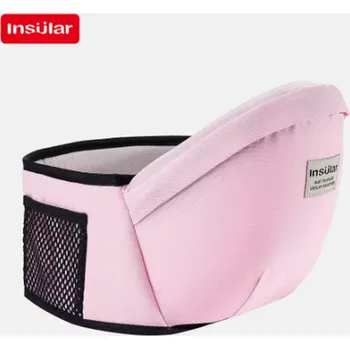 Ergonomické bederní nosítko - sedátko s boční kapsičkou Barva: Růžová