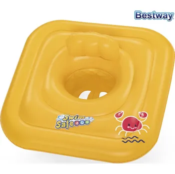 Nafukovací kruh Bestway Nafukovací baby sedačka s opěrkou 76x76 cm