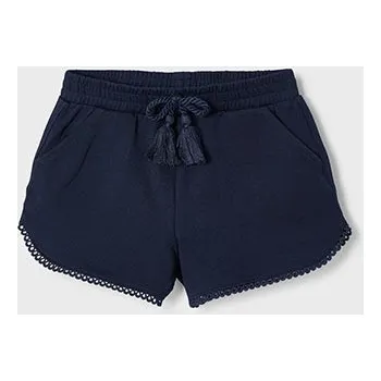 Dívčí kalhoty Dívčí kraťase Mayoral 607-13 barva: modrá, Rozměr: 128