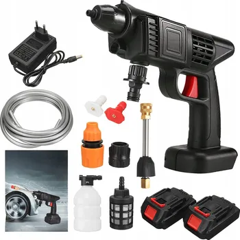 Vysokotlaký čistič VYSOKOTLAKÁ PISTOLE NA VODU S TRYSKOU 6 V 1 + PLASTOVÝ KUFŘÍK