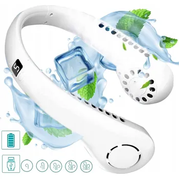 Domácí ventilátor Ventilátor mini Bedee VENTILÁTOR VĚTRÁK NA KRK bílý