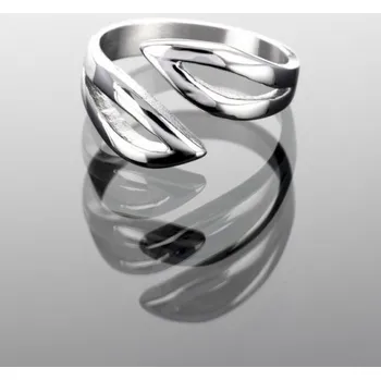 Šperk Prosperk Prstýnek ocelový lístečky Velikost prstenů: 8 (EU: 57-58) 25656/8 -