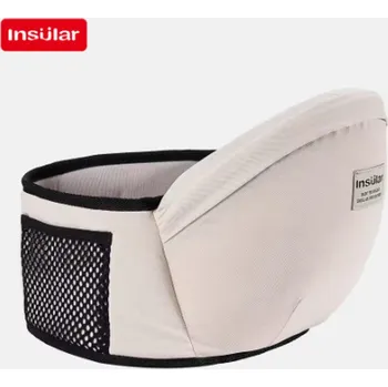 Ergonomické bederní nosítko - sedátko s boční kapsičkou Barva: Béžová