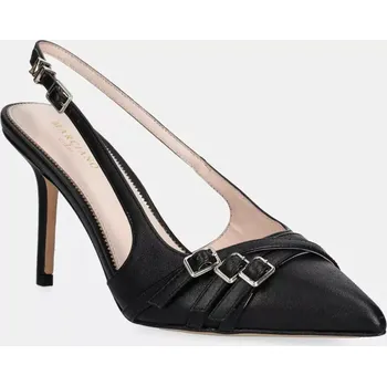 Dámské lodičky Kožené lodičky Guess SLING BACK BUCKLE S černá barva, 5GGZ31 7324A 5GGZ31.7324A.JBLK 99X, EUR 40