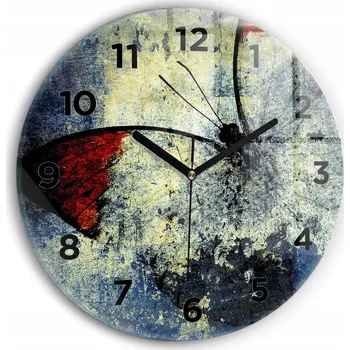 Hodiny Nástěnné hodiny Wallfluente černé 30 cm