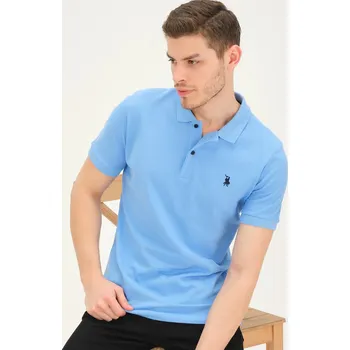 Pánské tričko Pánská polokošile dewberry dewberry světle modrá 1859420