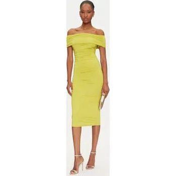 Dámské oblečení Marciano Guess Koktejlové šaty 5GGK39 6259A Zelená Regular Fit 42