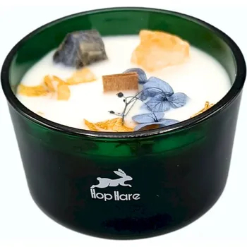 Svíčka Hop Hare Magická Květinová Svíčka s Krystaly Varianta: Slunce -