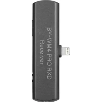 Mikrofon BOYA BY-WM4RXD Bezdrátový přijímač 2,4GHz UHF systém pro iOS zařízení