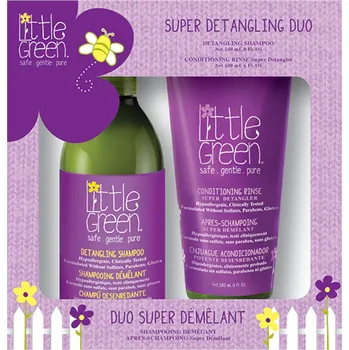 Kosmetická sada Dárková sada na rozčesávání vlasů pro děti Little Green Super Detangling Duo (0169956) + dárek zdarma