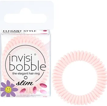 Tenká spirálová gumička do vlasů Invisibobble Slim Retro Dreamin' Cuter Than You Pink - růžová, 3 ks (IB-SP-RD-1-1001)