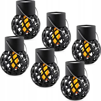 Venkovní osvětlení Solární lampa LED závěsná Plamen Pochodeň Lucerna Girlanda SuperLED