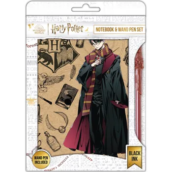 Harry Potter blok s perem (Navy & Gold) DPL6