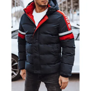Pánská bunda Pánská zimní pikovaná bunda DStreet černá | modrá | červená 3173435