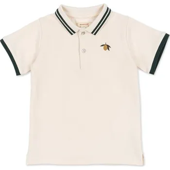 Dětské polo triko Florian "Antique White" Konges Sløjd VELIKOST: 92/2 roky