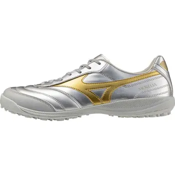 Kopačky Pánské fotbalové turfy Mizuno MORELIA SALA PRO TF / Galaxy Silver/Gold/Gold Velikost: 43.0/9.0