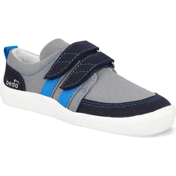Barefoot dětské tenisky Beda - Danny šedé Velikost: 27