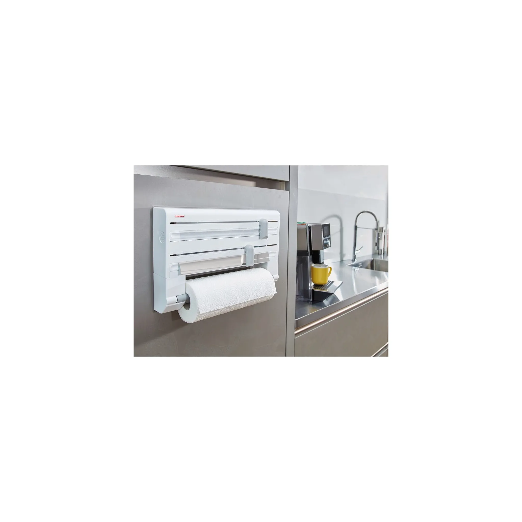 Fotografie 5 - Držák kuchyňských utěrek Leifheit Comfortline Parat 25703 bílý