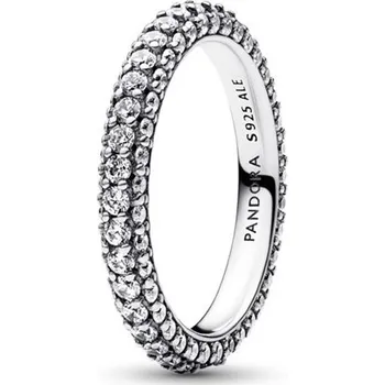 Prsten Prsten PANDORA s řadou pavé 56 192627C01-56