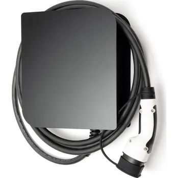 Nabíjecí stanice pro elektromobil R-EVC LED Wallbox Standard s vyvedeným kabelem (11kW) Tesla tlačítko: Ne, Délka kabelu: 6,5m, Zámek: Ne