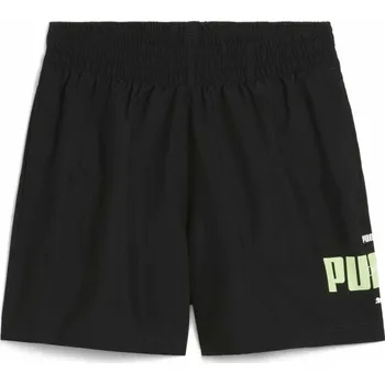 Pánské kraťasy Pánské kraťasy Puma ESSENTIALS LOGO LAB WOVEN SHORTS XL Černá, Světle zelená