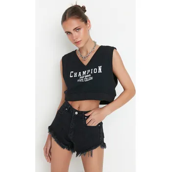 Dámské kraťasy Dámské kraťasy Trendyol Trendyol černá 1932087