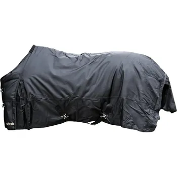 Vybavení pro koně BACK ON TRACK Deka výběhová Frost Back on Track, 330 g, černá Délka zad: 165 cm