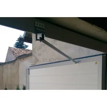 Garážová vrata aretace křídla vrat - táhlo a vodítko, na 1-křídlo 1245 - 1395 mm - horní zarážka - táhlo a vodítko na 1-křídlo vrat - PRAVÉ, rozměry viz varianty