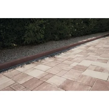 Zahradní obrubník Obrubník betonový zahradní 100 x 20 x 5 cm červená