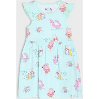 Dívčí šaty Sinsay - Šaty Peppa Pig - modrá - 802EV-56X - 802EV-56X-104