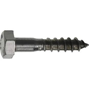 Spojovací materiál Vrut do dřeva 6,0x40, šestihranná hlava, nerez A2, 100ks