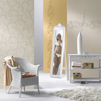 Vliesová tapeta 9431 Decor 3D ornament bílá přetíratelná 10,05 x 0,53 m